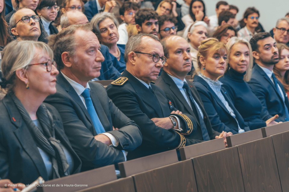 Visite du ministre de l&rsquo;Europe et des Affaires &eacute;trang&egrave;res &agrave; UT Capitole