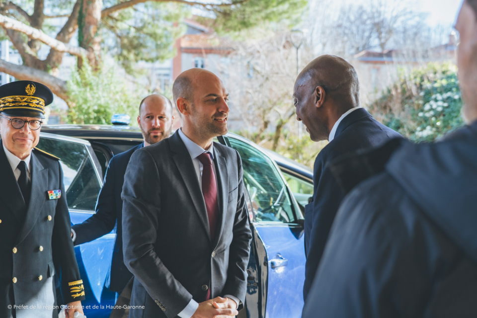Visite du ministre de l&rsquo;Europe et des Affaires &eacute;trang&egrave;res &agrave; UT Capitole