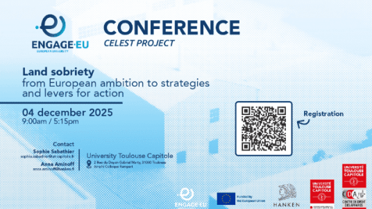 CELEST Project Conference: "Land sobriety - from European ambition to strategies and levers for action"
