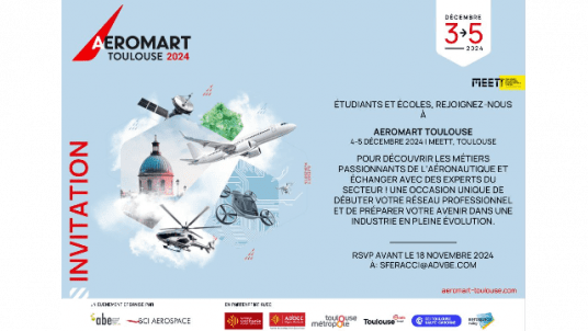 Journées Portes ouvertes étudiantes au salon AEROMART Toulouse